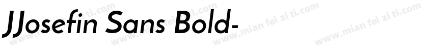 JJosefin Sans Bold字体转换